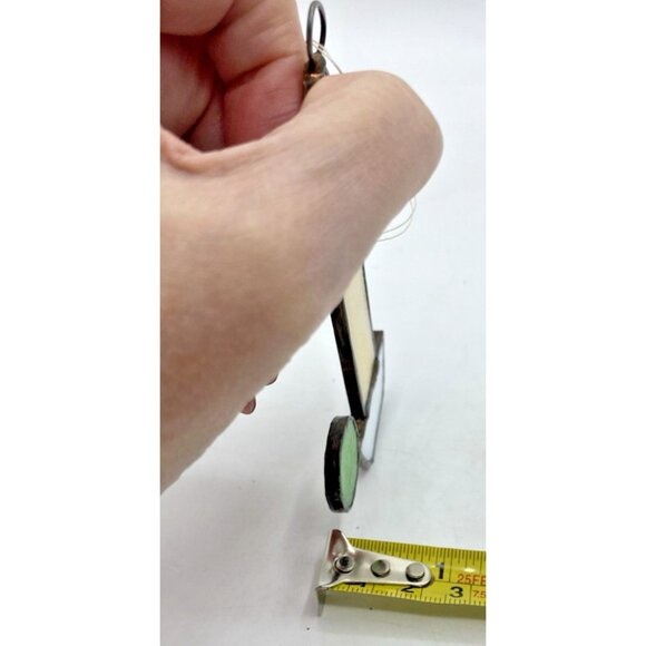 Vintage Stained Glass Candle Christmas Ornament Handmade Holiday Sun Catcher - Picture 10 of 10